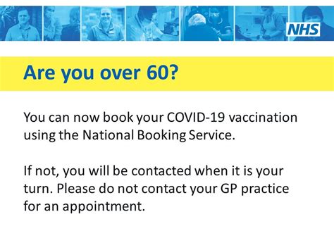 Encouraging the community to book in your COVID.